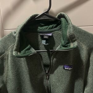 Patagonia Forest Green Zip-Up Fleece